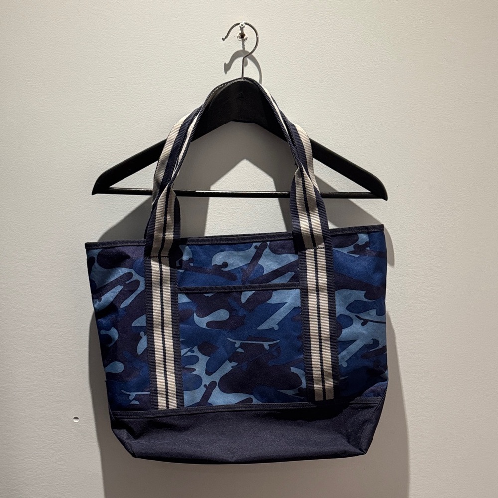 Pottery Barn Kids Blue Camouflage Bag